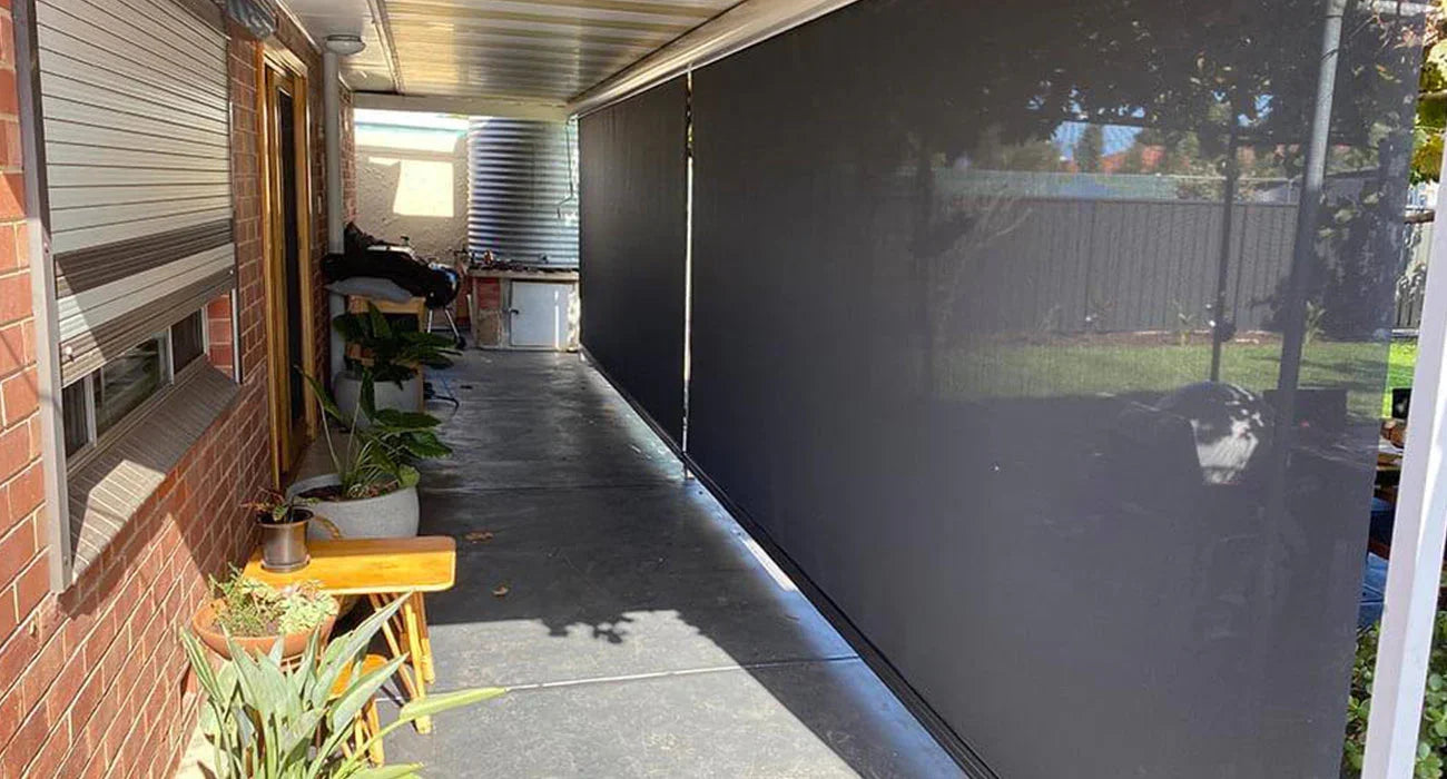 Adelaide DIY Crank Straight Drop Awning